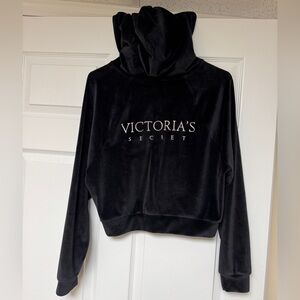 Victoria’s Secret crop velour zip up